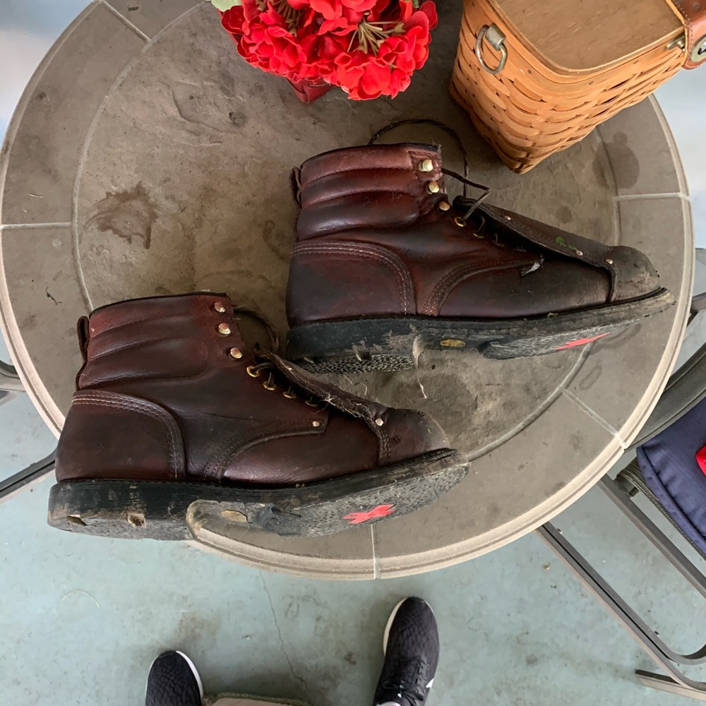 Carolina work boots men’s size 13 steel toe boots